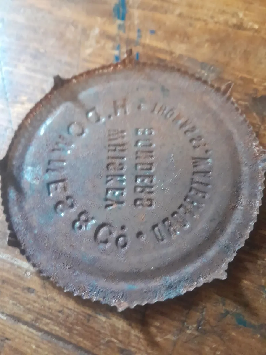 H downes and co whiskey bonders tin plate - Image 2