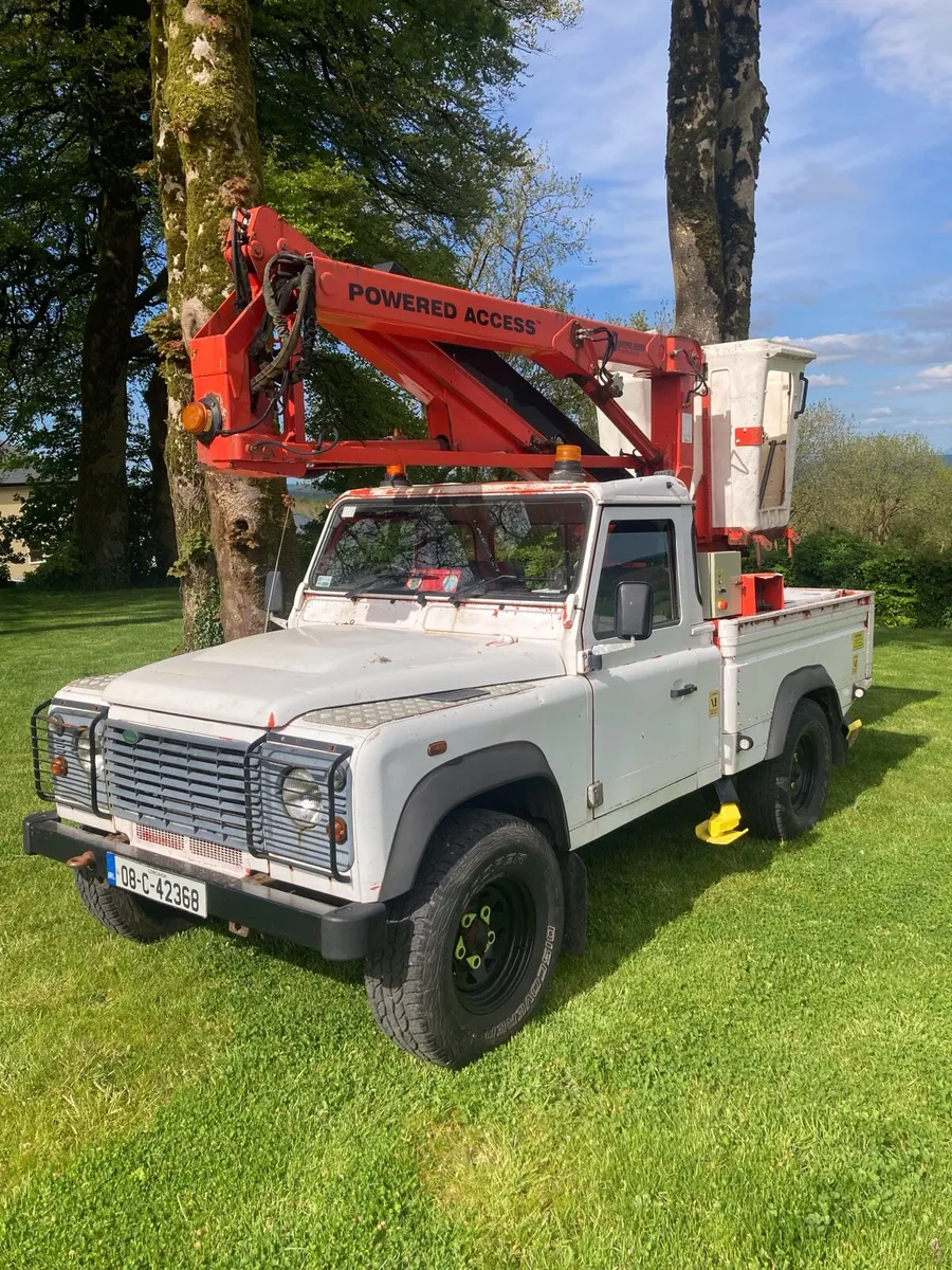 Landrover Defender 110 2008 cherrypicker 84k miles - Image 1