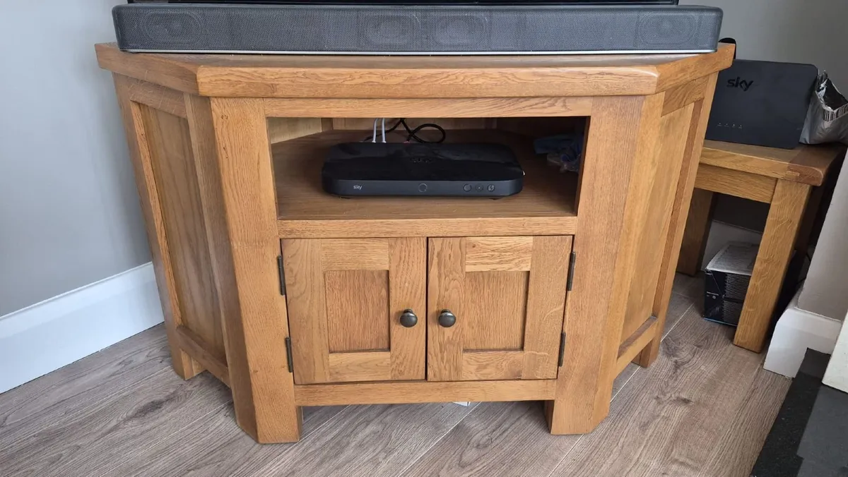 Oak TV Stand
