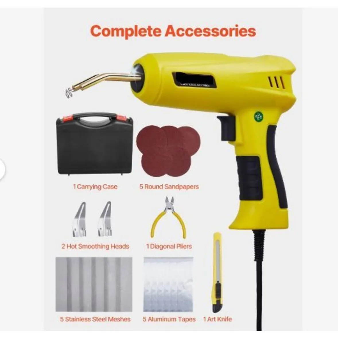 Plastic Welding Kit, 220W Plastic Welder Gun - Image 4