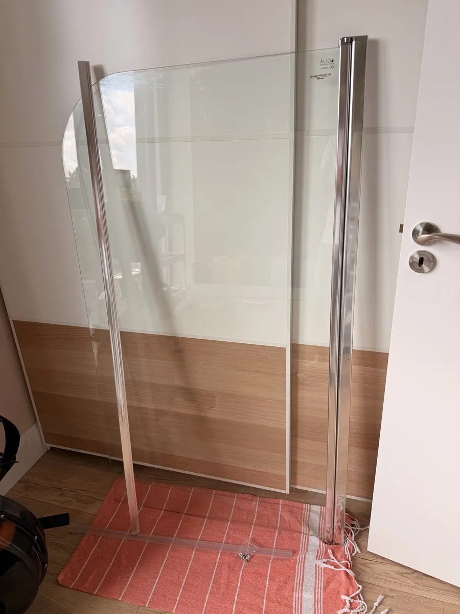 Bath shower screen 80x140cm - Image 4