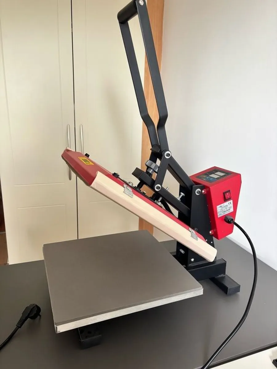 Semi Industrial Heat Press  38x38cm 1600W Excellent Condition - Image 2