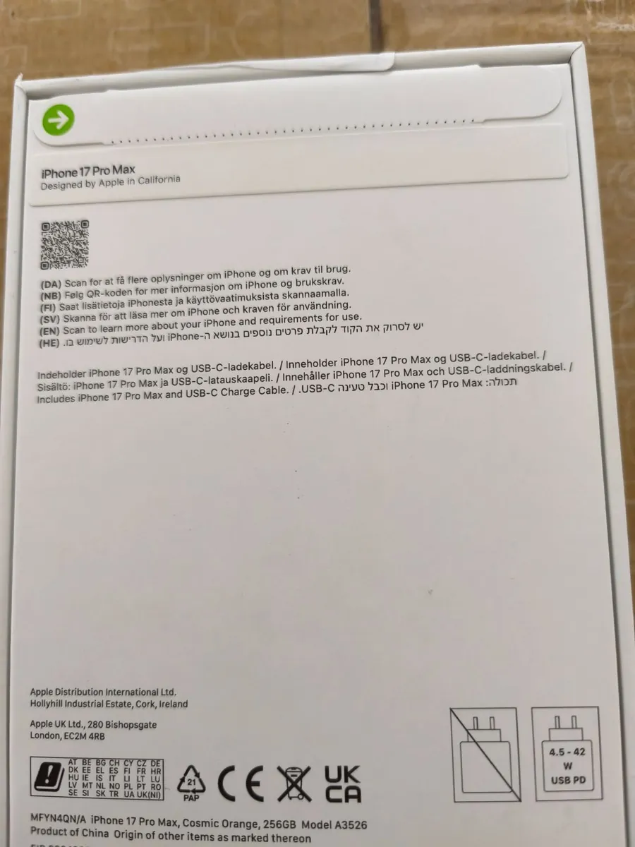 iPhone 17 Pro Max still in sealed box - Image 3