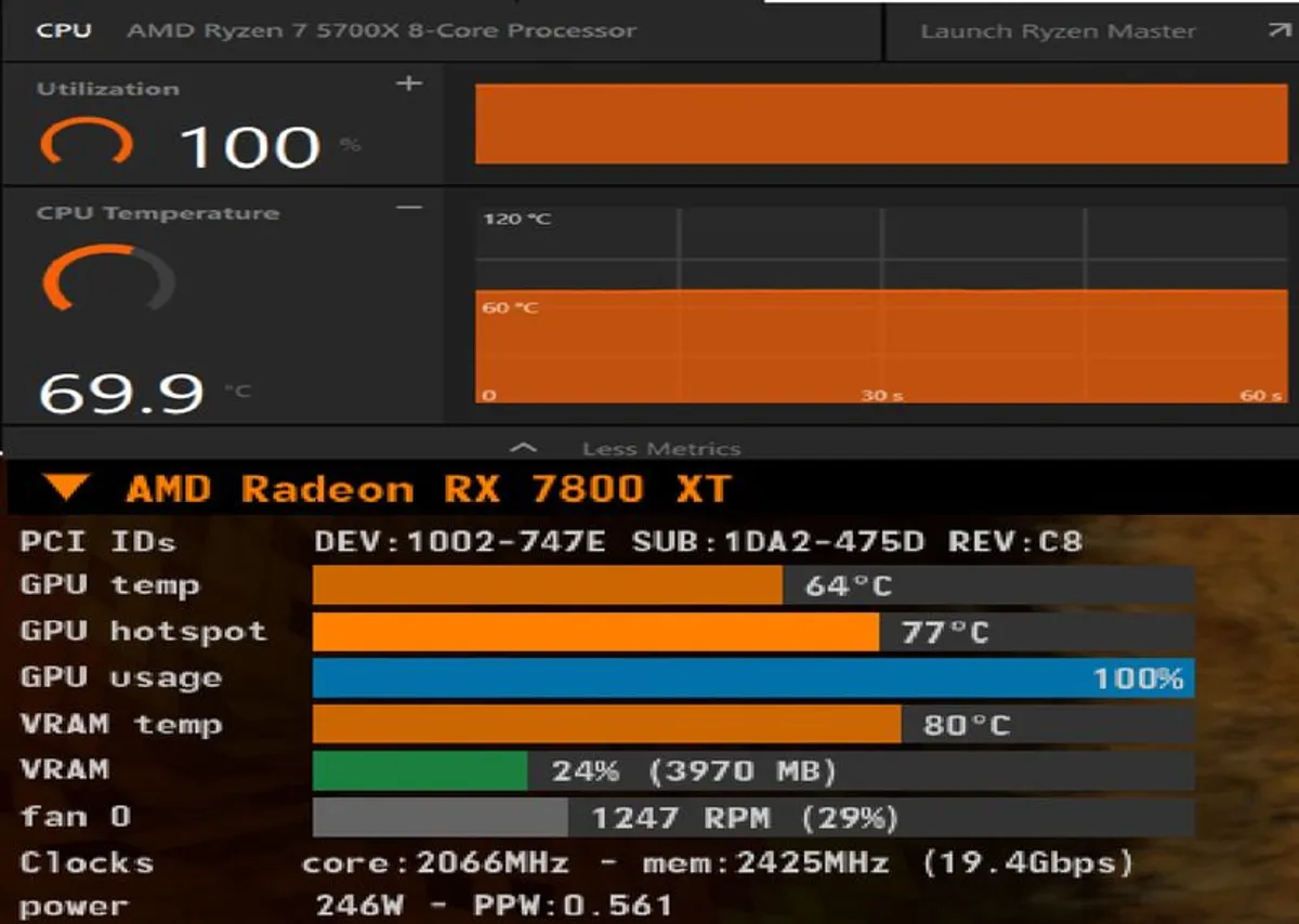Gaming Pc - Amd 7800xt / Amd 5700x / 32gb Ram - Image 3