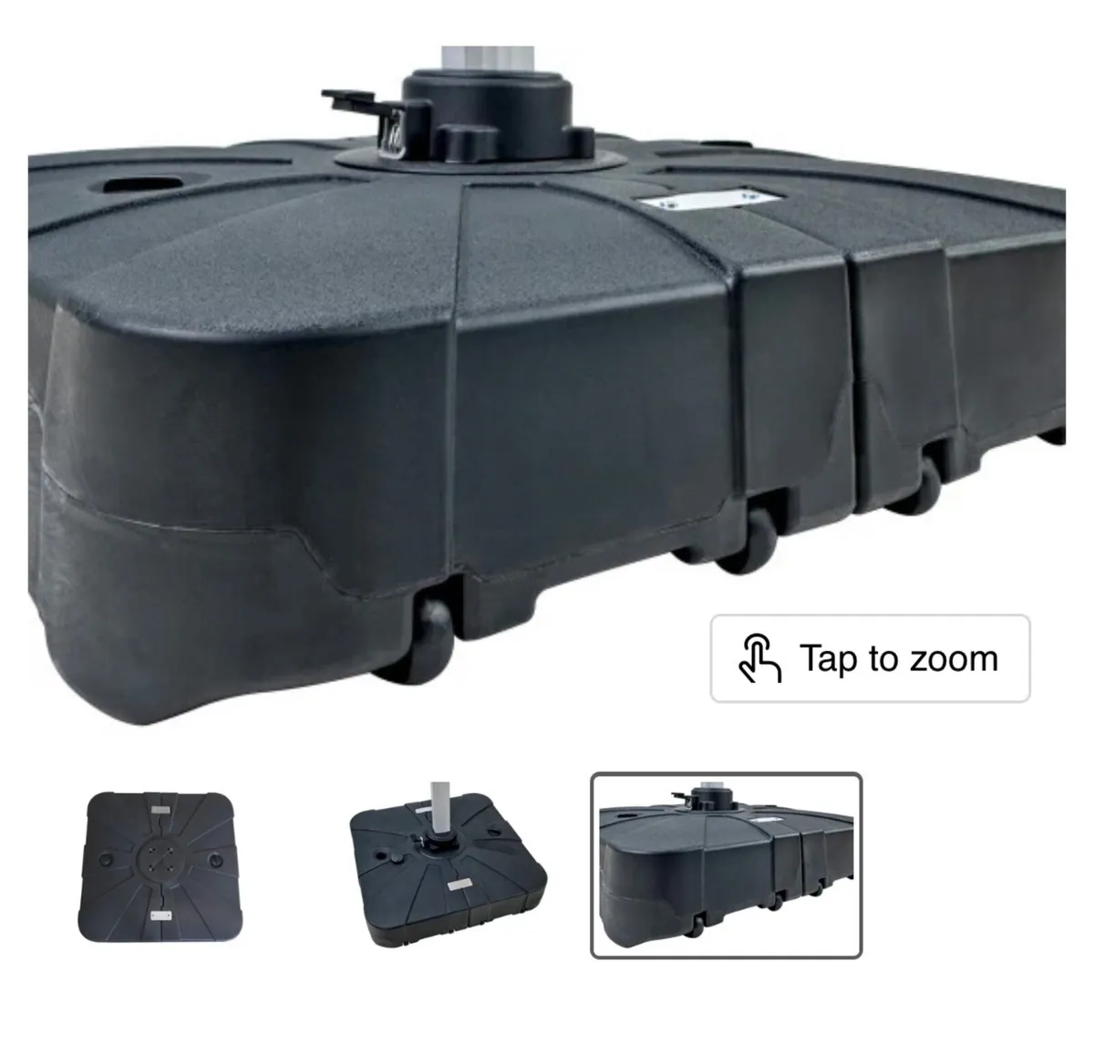 HARTMAN Water-Filled Cantilever Base – Black - Image 2