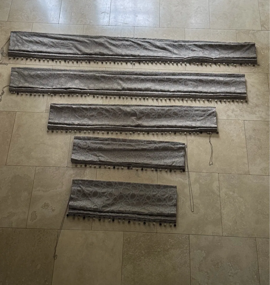 Roman Blinds Bespoke x 5 - Image 2
