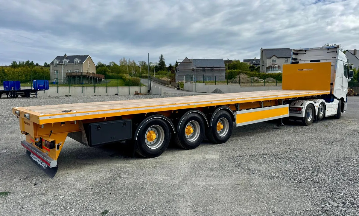 New unused Robinson flat trailer - Image 3