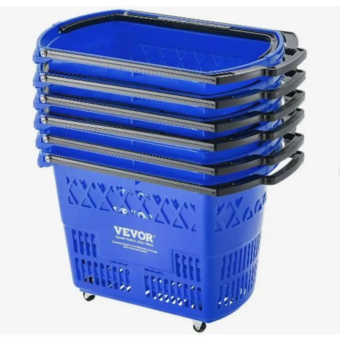 Shopping Baskets, 6PCS, 39L Shopping Carts - Image 3
