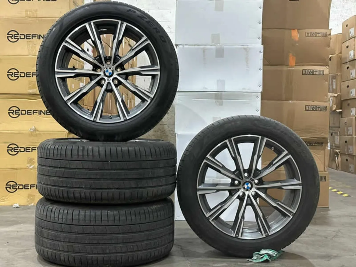 20" GENUINE OEM BMW 740M ALLOY WHEELS & TYRES - Image 1