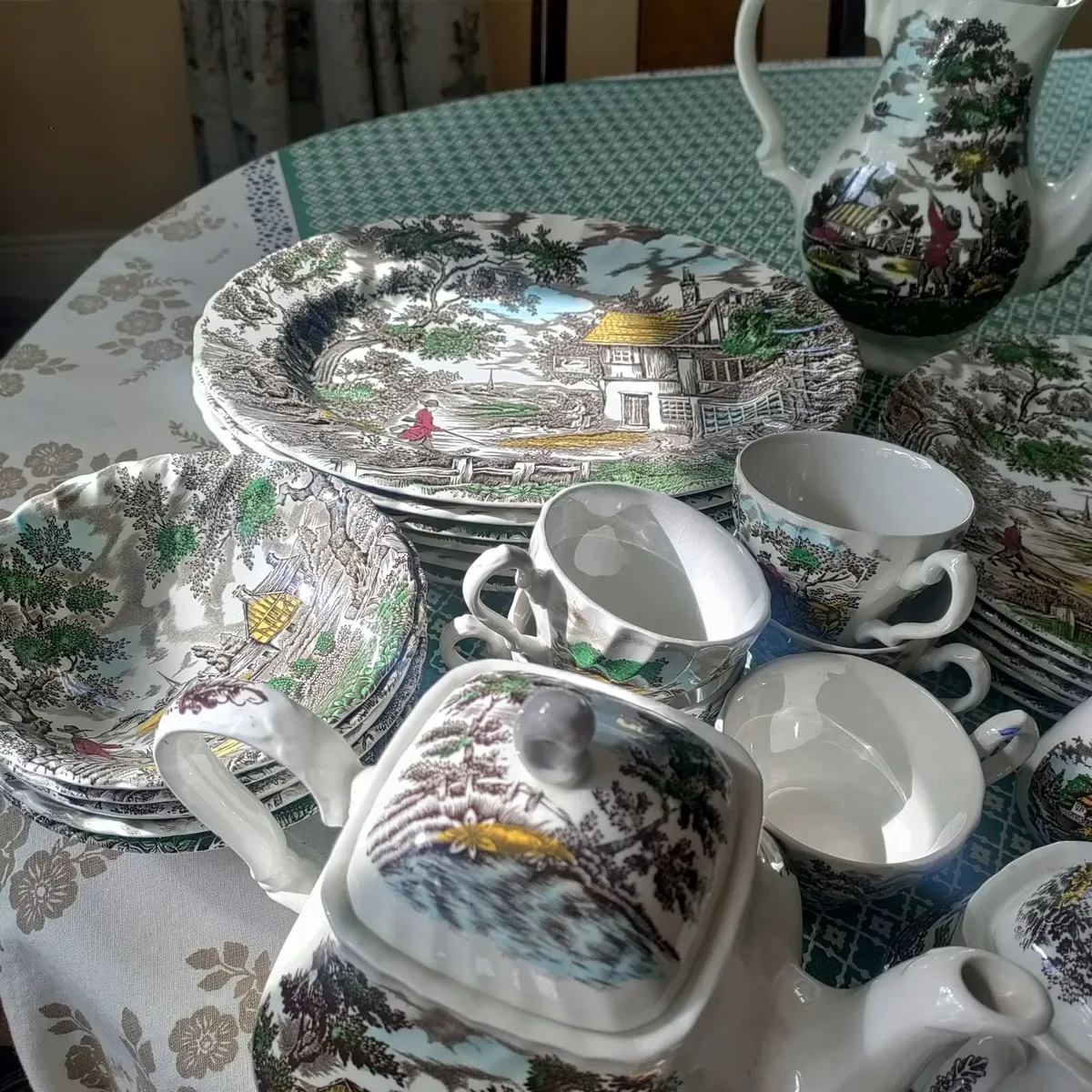 Antique dinner set - Image 2