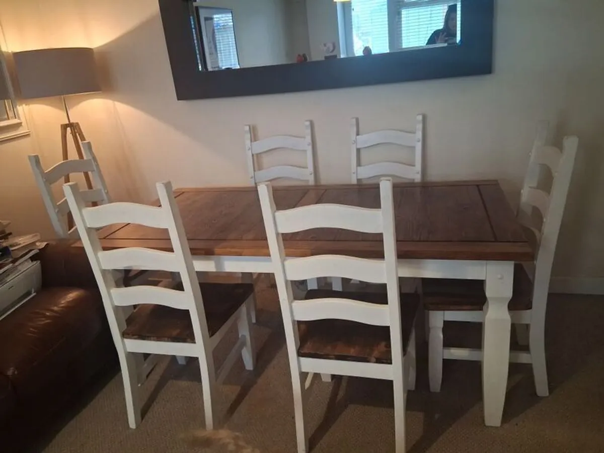 Dining Table & 6 chairs - Image 2