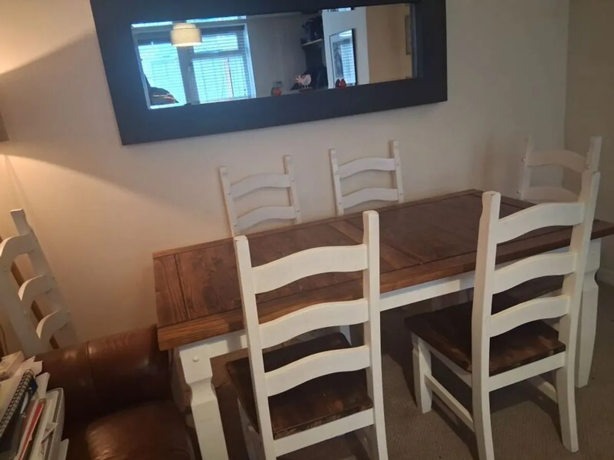 Dining Table & 6 chairs - Image 3