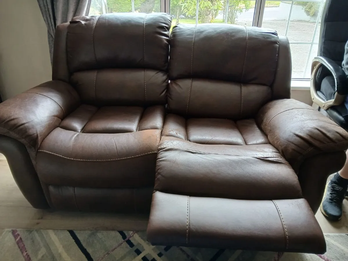 2 Seater Reclining Sofa - Image 2