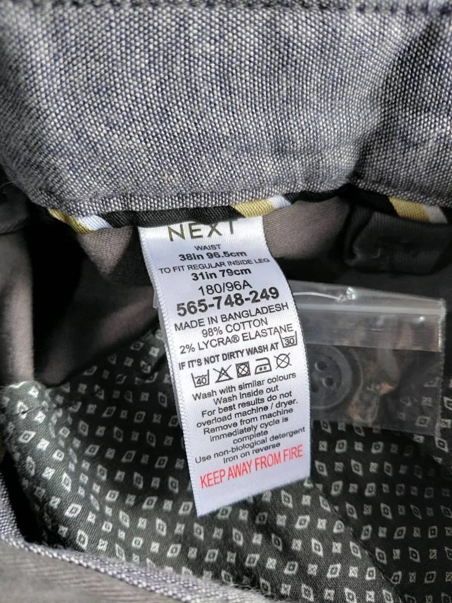 Mens Next chinos - Image 3
