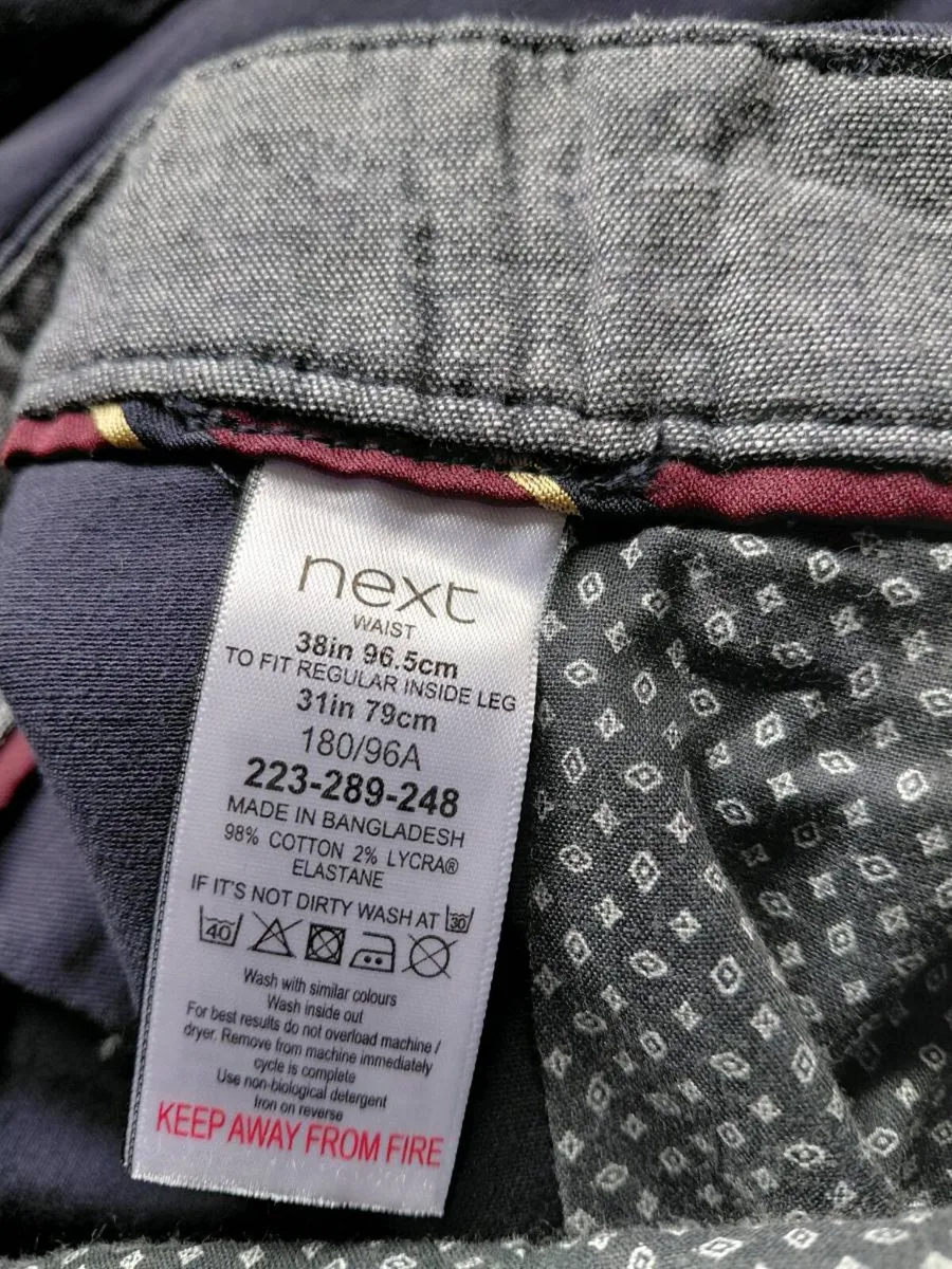 Mens Next chinos - Image 3