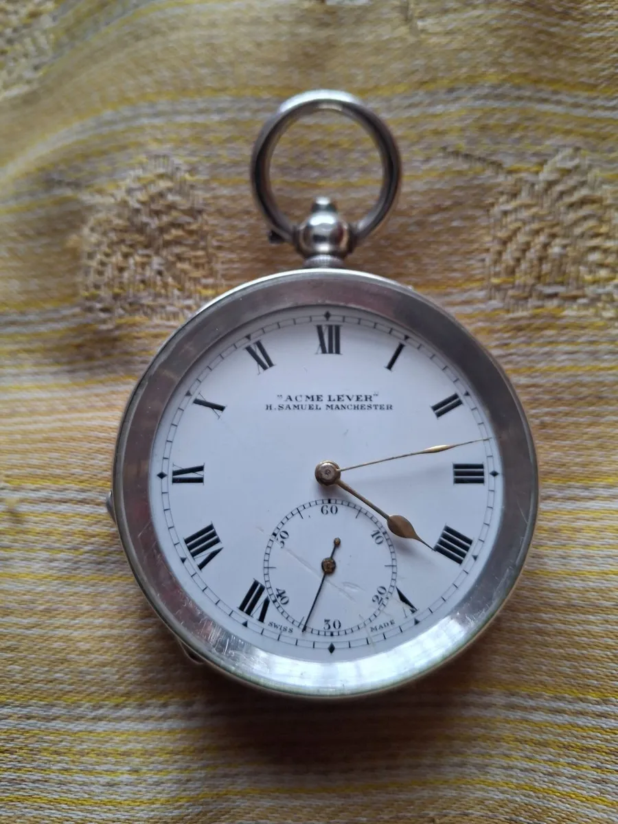 ANTIQUE  SILVER POCKET WATCH - Image 1