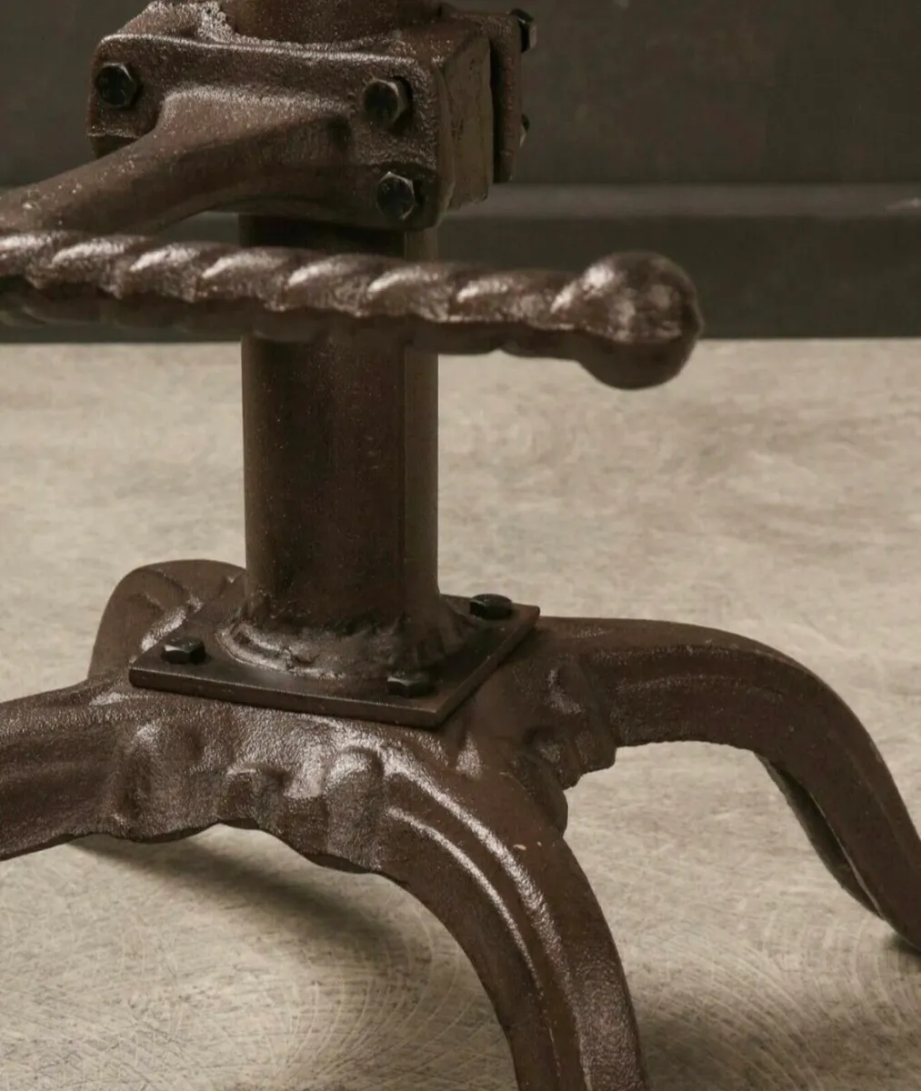 NEW Cast Iron Tractor Style Kitchen Bar Stool - Image 2