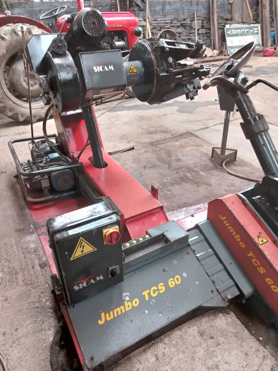 Tyre machine 3 phase JUMBO TCS 60. - Image 3