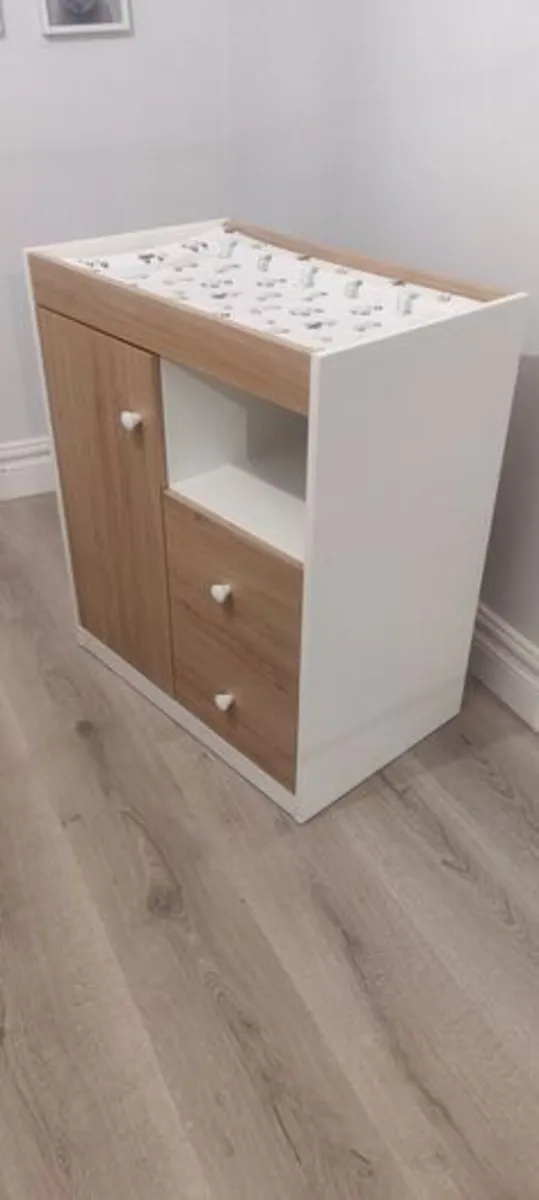 Baby Changing table and Storage - Image 2