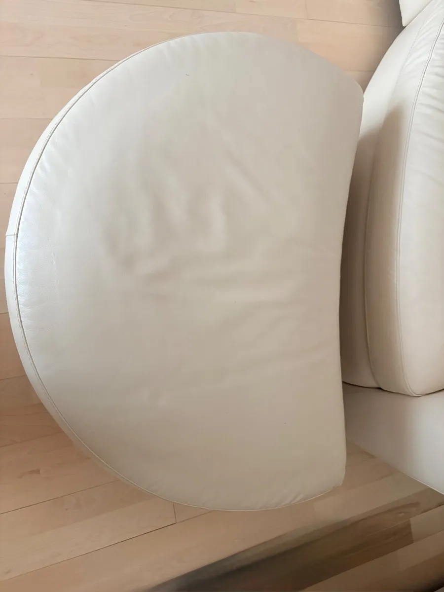 Leather Sofa and recliner chair - Image 2