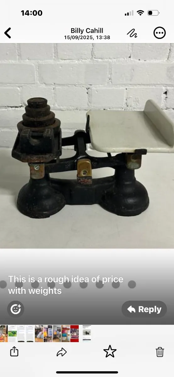 Vintage kitchen scales - Image 2