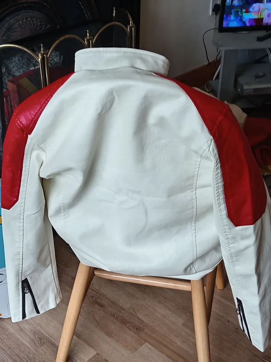 Honda leather motorcycle jacket new - Image 4