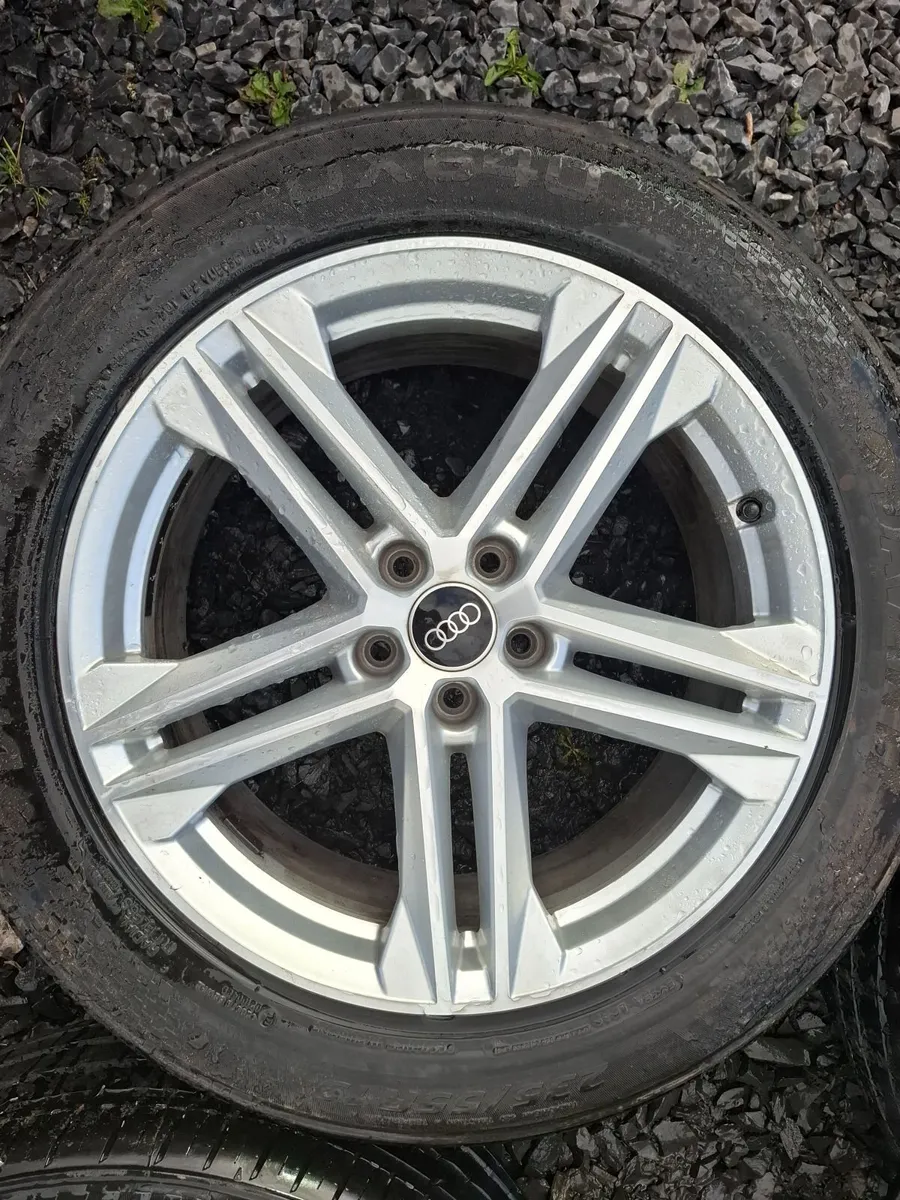 19" Genuine Audi Q5 S Line Alloys with tyres - Image 2