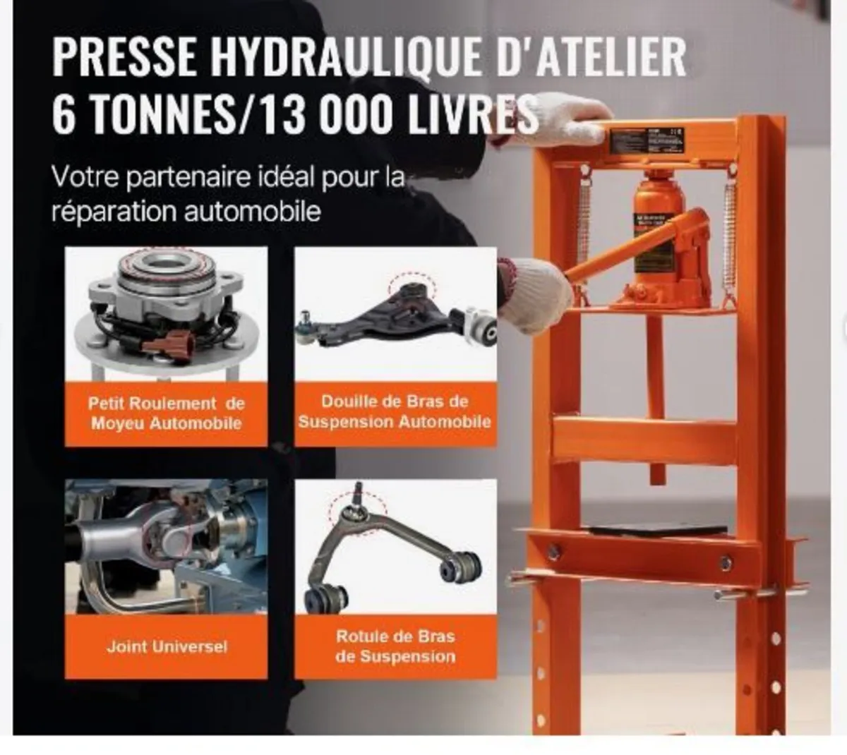 Hydraulic Shop Press 6 Ton - Image 1