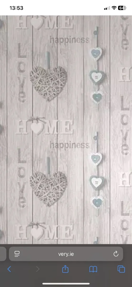 Fine Decor Love Your Home Wallpaper 5 rolls