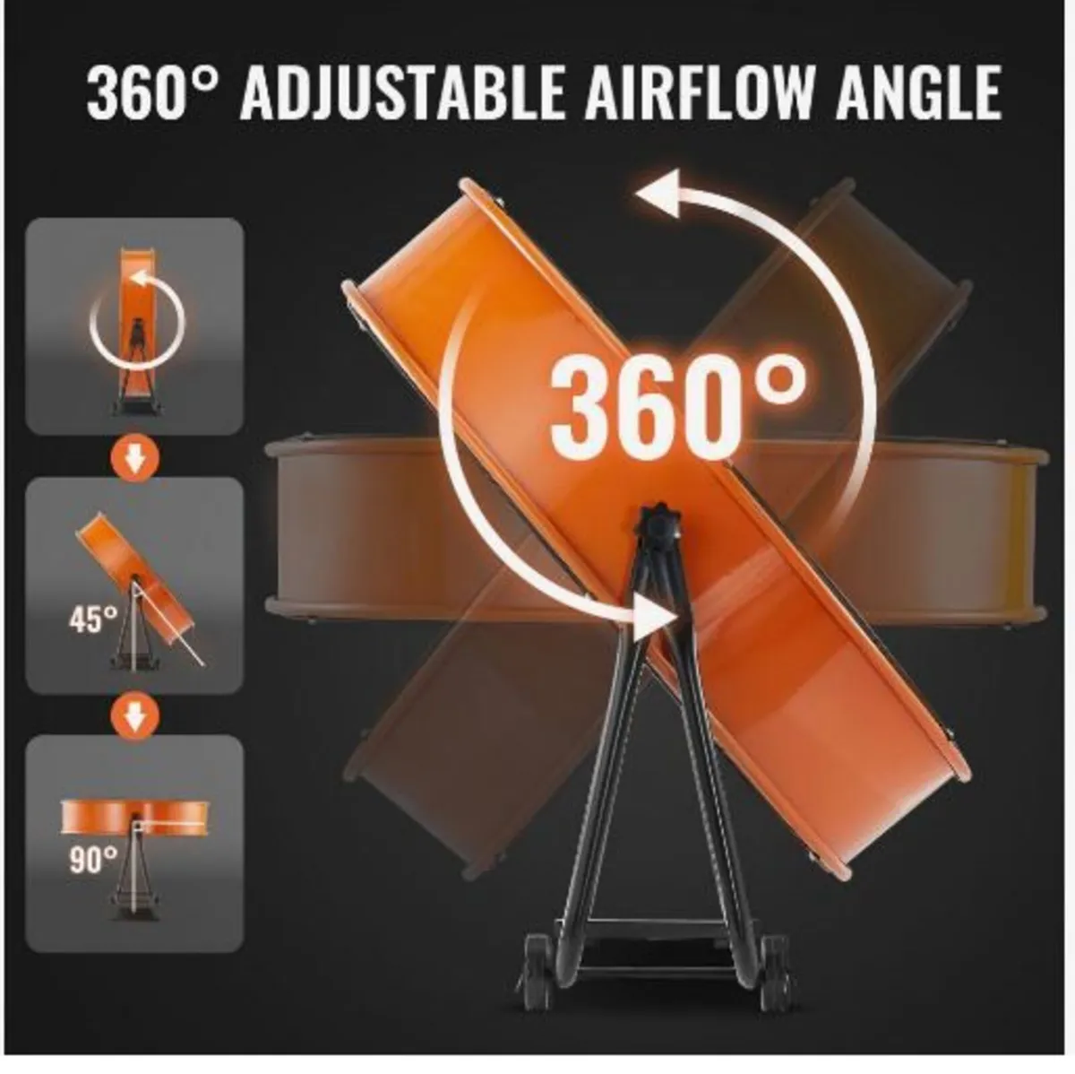 Drum Fan, 24 Inch High Velocity Industrial - Image 2