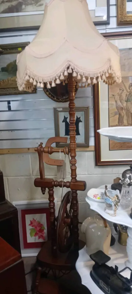 Spinning Wheel Standard Lamp