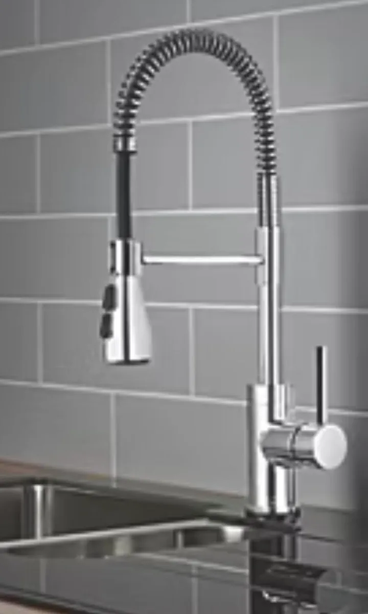 Seville Pull-Out Spray Mono Mixer Kitchen Tap Chro - Image 2