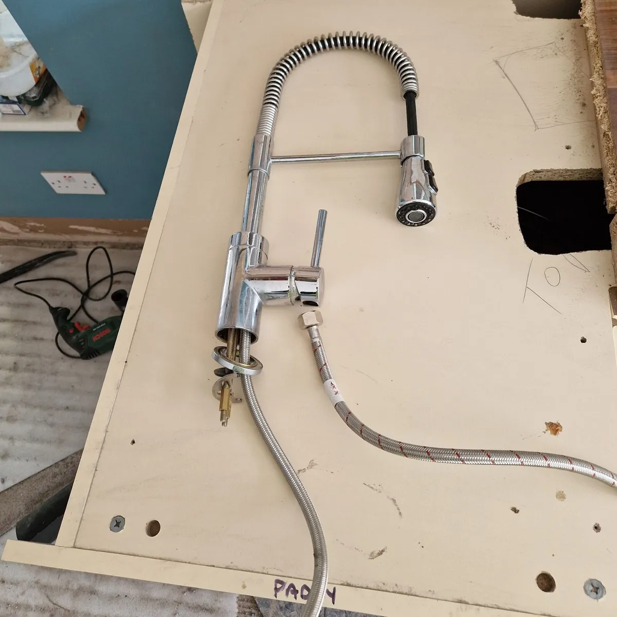 Seville Pull-Out Spray Mono Mixer Kitchen Tap Chro - Image 4