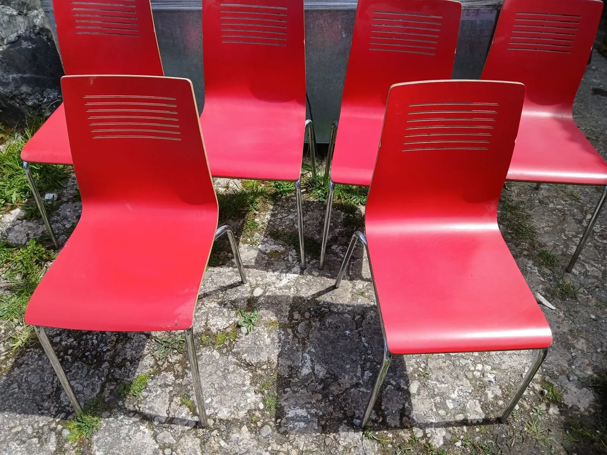 Chairs 💺 💺 💺 💺 💺 💺  lot of (12) delivered - Image 2