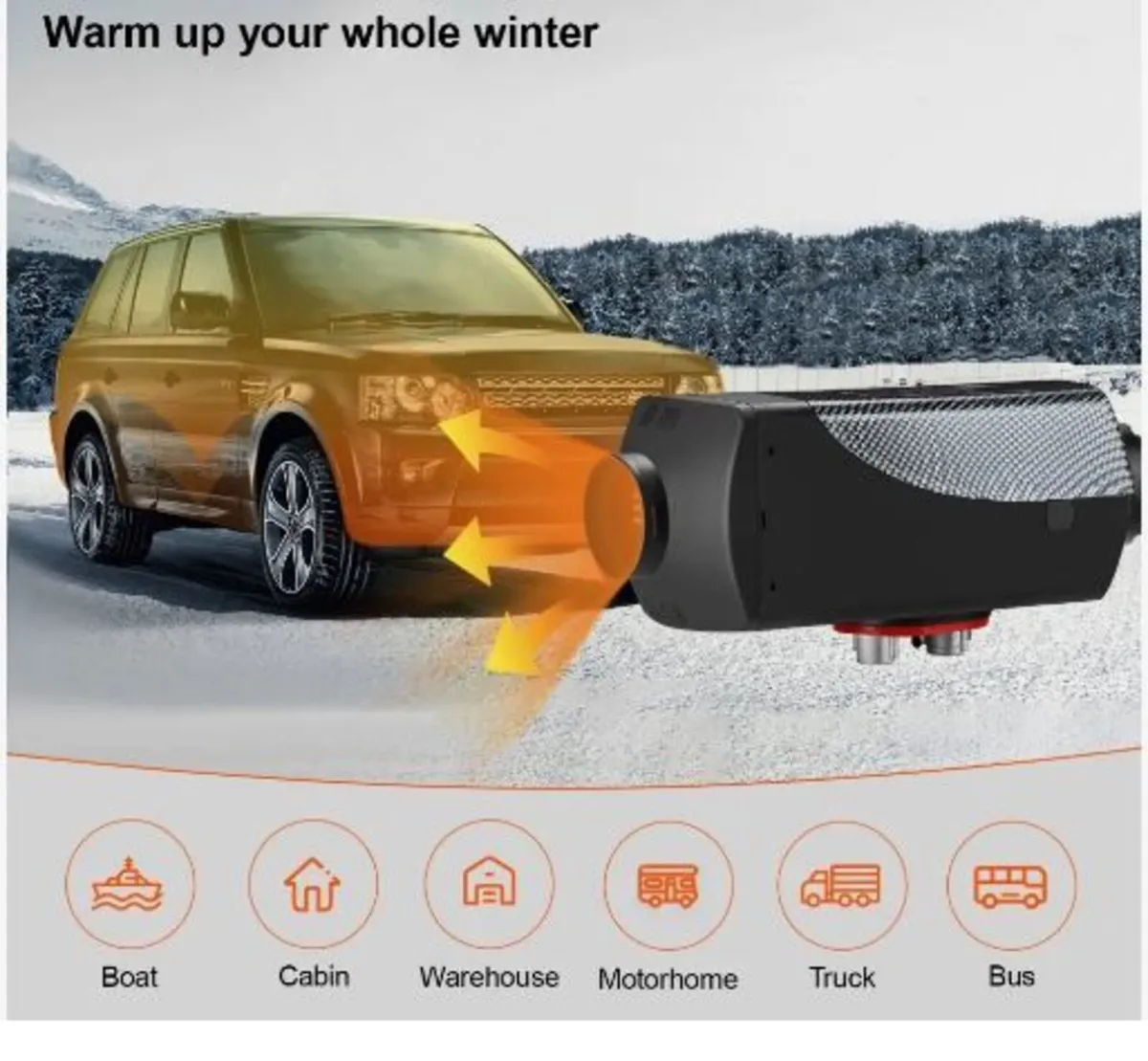 12V 5-8KW Diesel Air Heater - Image 3