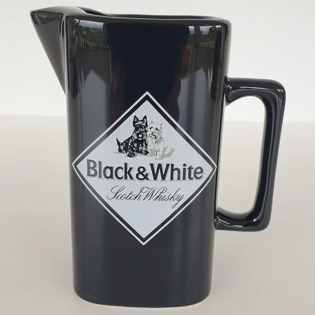 Black & White whiskey Seton pottery water jug - Image 2
