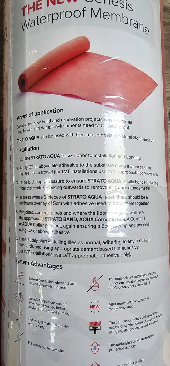Waterproofing sheet membrane Aqua Strata