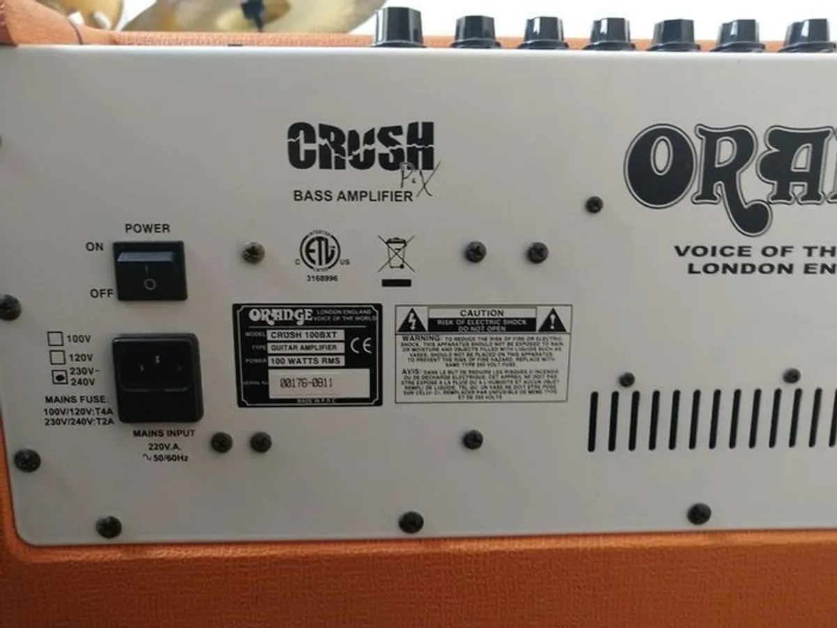 Orange Crush Bass 100W Excellent Condition Bass Guitar Amp - Image 3