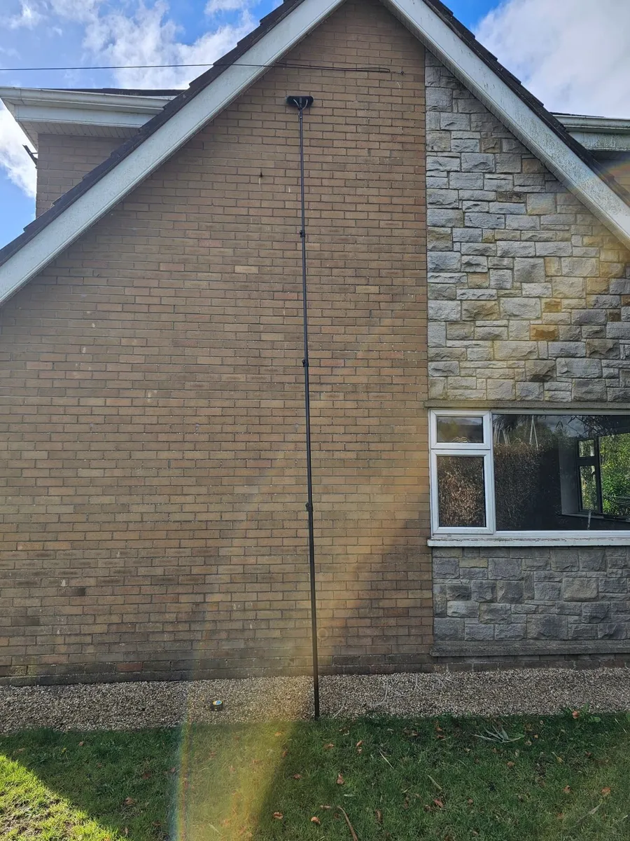 20ft 6m Window Cleaning Brush Telescopic Water Fed - Image 1