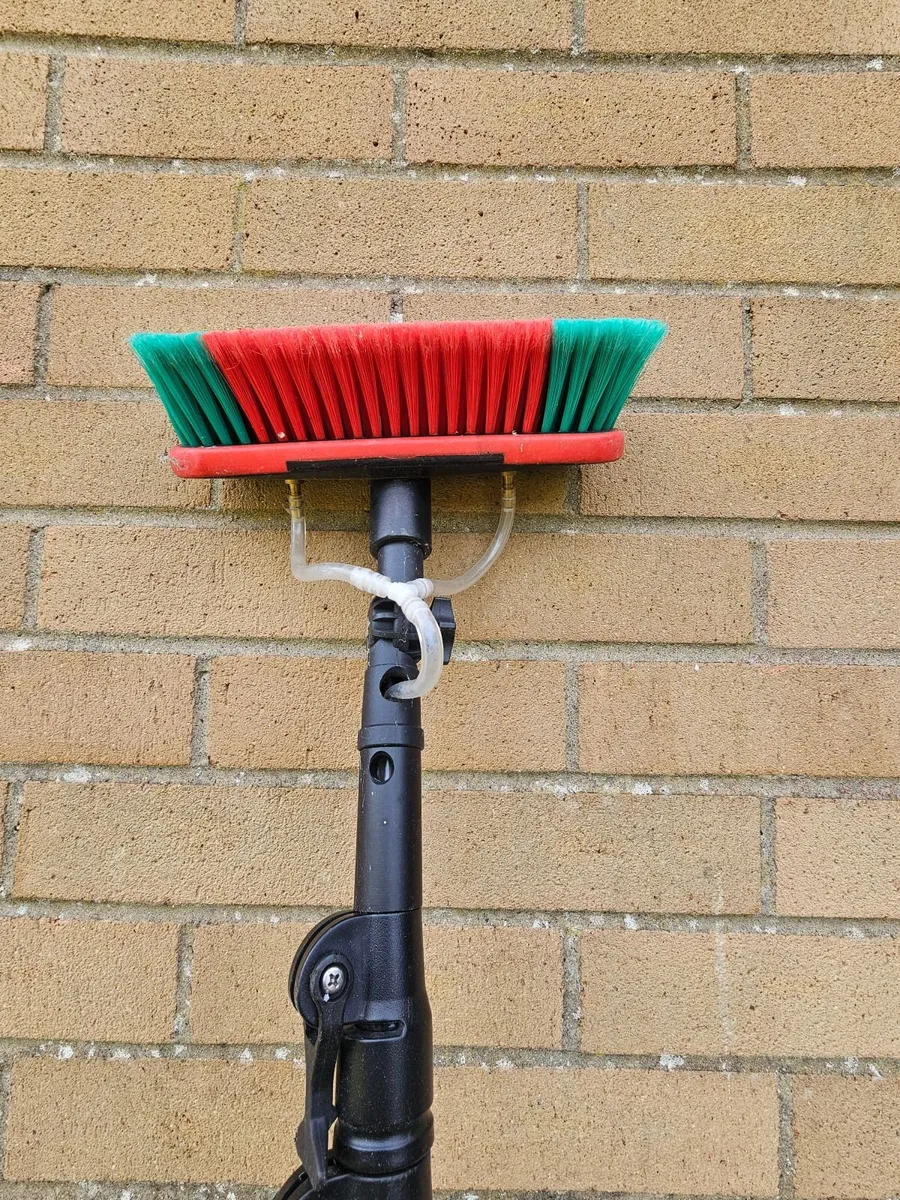 20ft 6m Window Cleaning Brush Telescopic Water Fed - Image 2