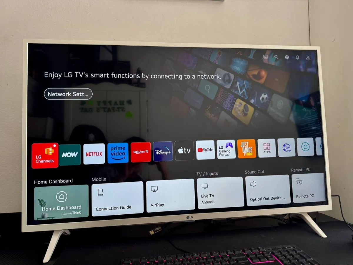 LG 43” 4K Smart TV UHD ThinQ Boxed - Image 1
