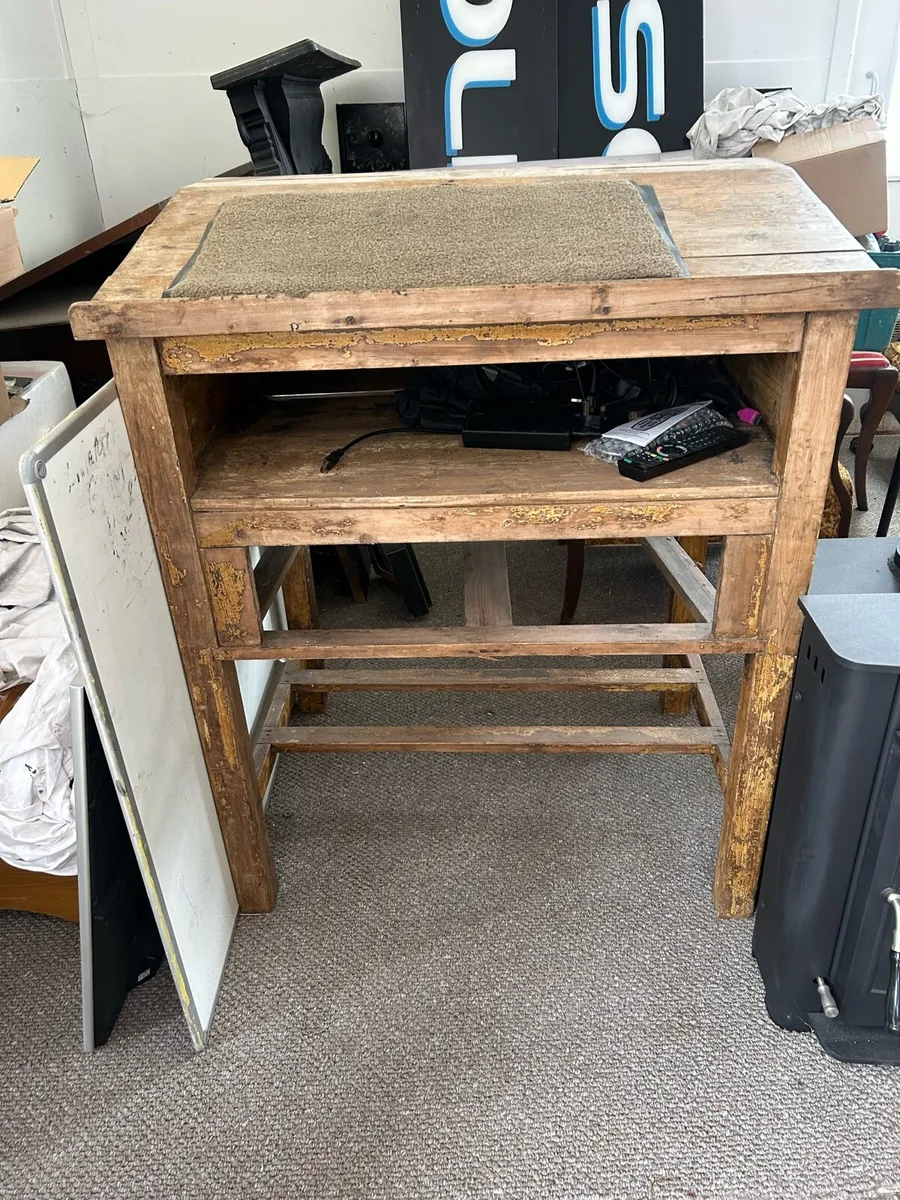 Oak drawing bench - Image 2