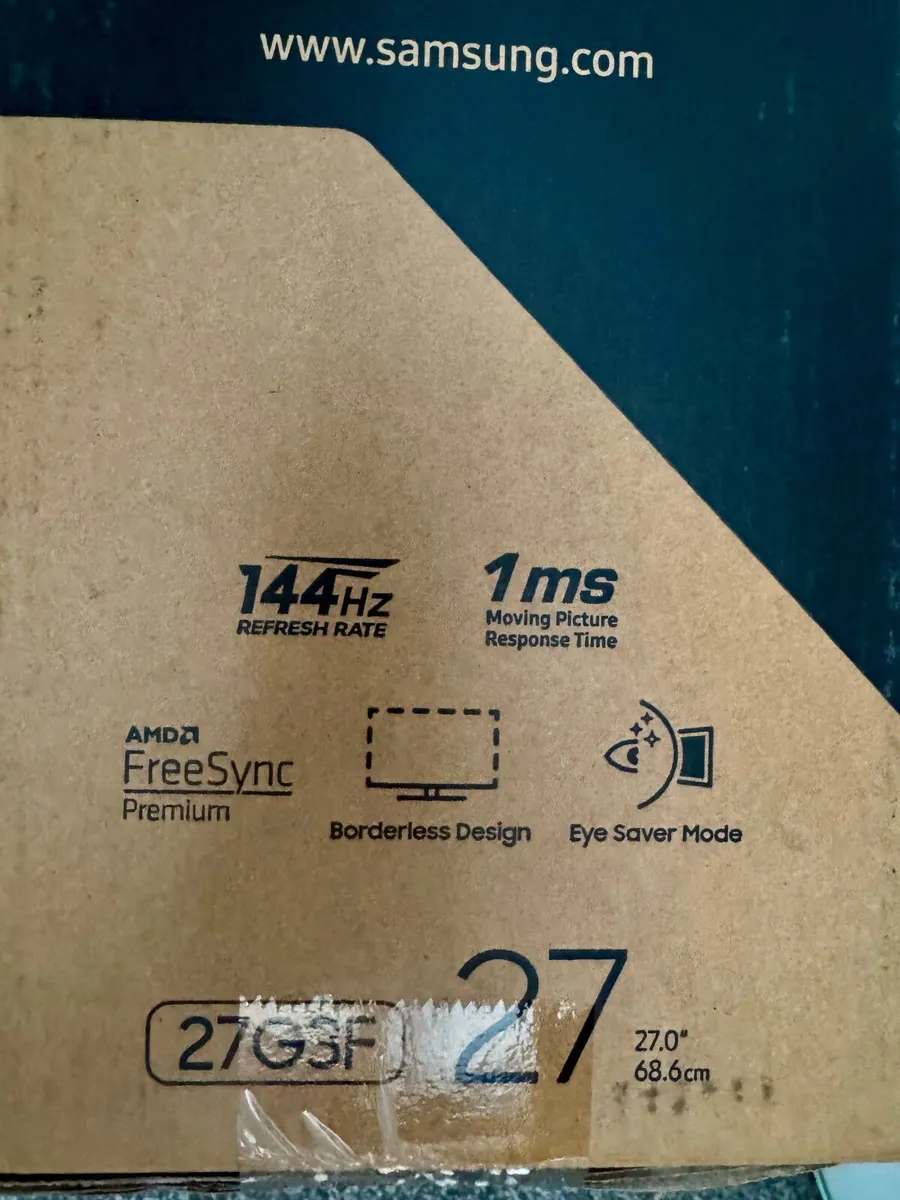 Samsung Odyssey G3 27” 144Hz Gaming Monitor Boxed - Image 3