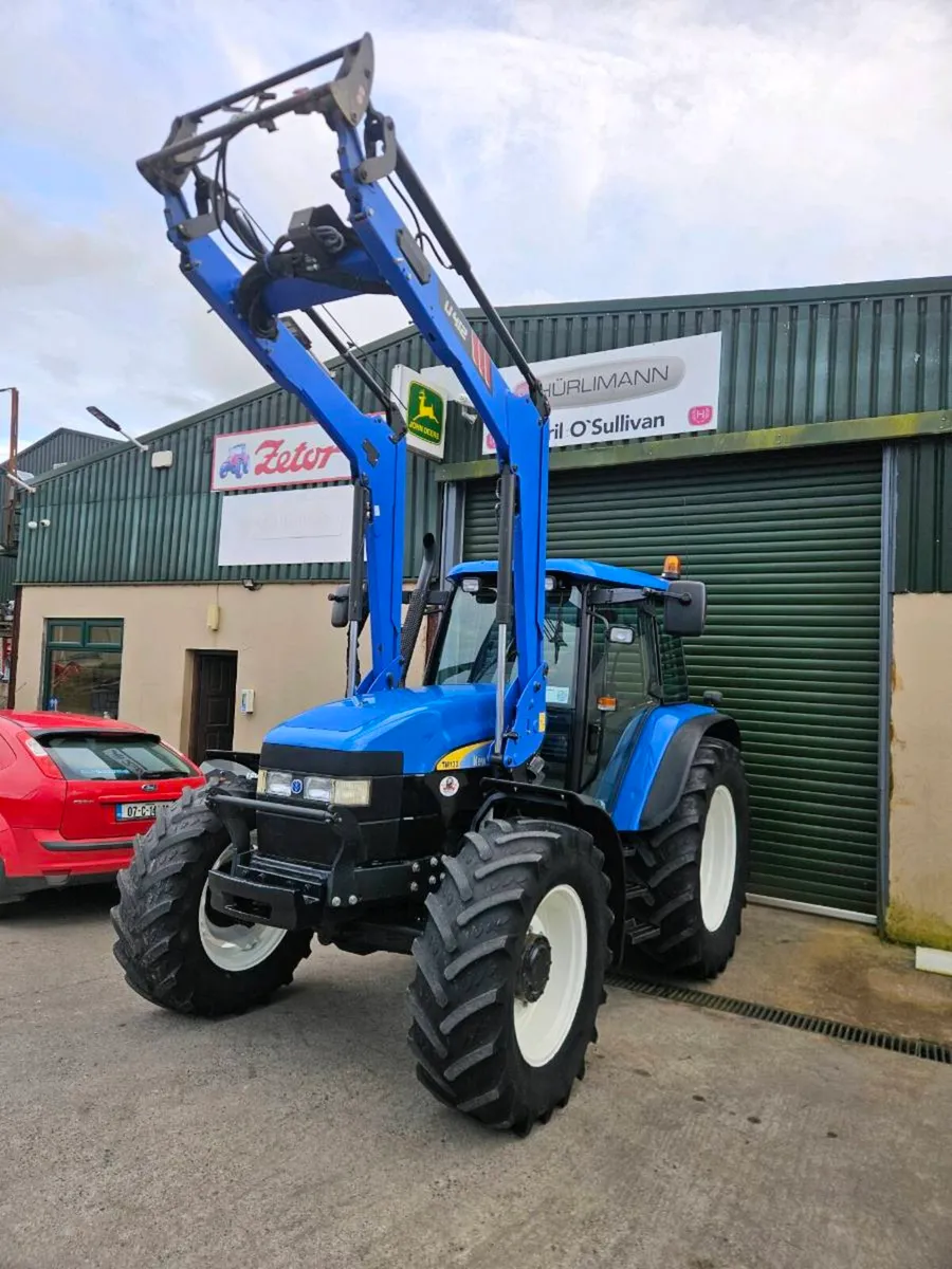 New holland TM130 and loader - Image 2