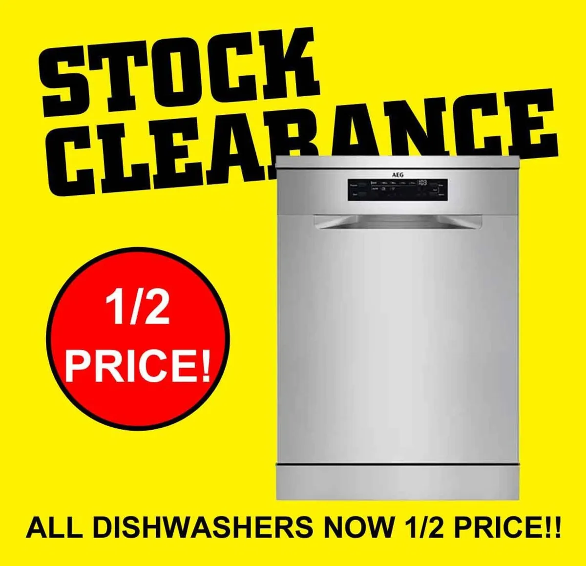 ** BRAND NEW / HALF PRICE DISHWASHERS!! **