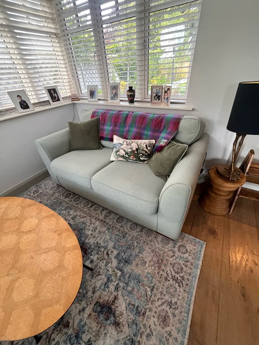 2 Seater Sofa - Sage Green - Image 2