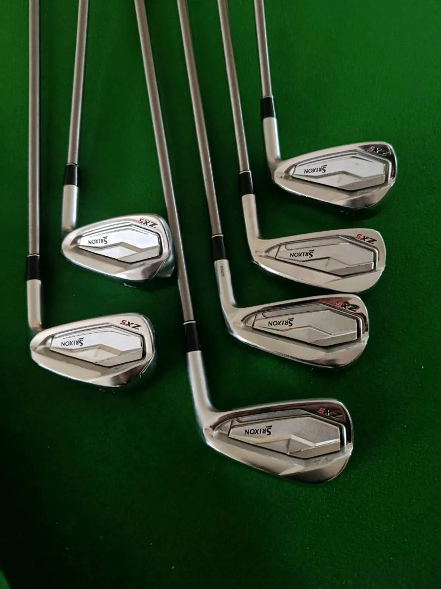 Srixon ZX5 irons steelfibre shafts - Image 1