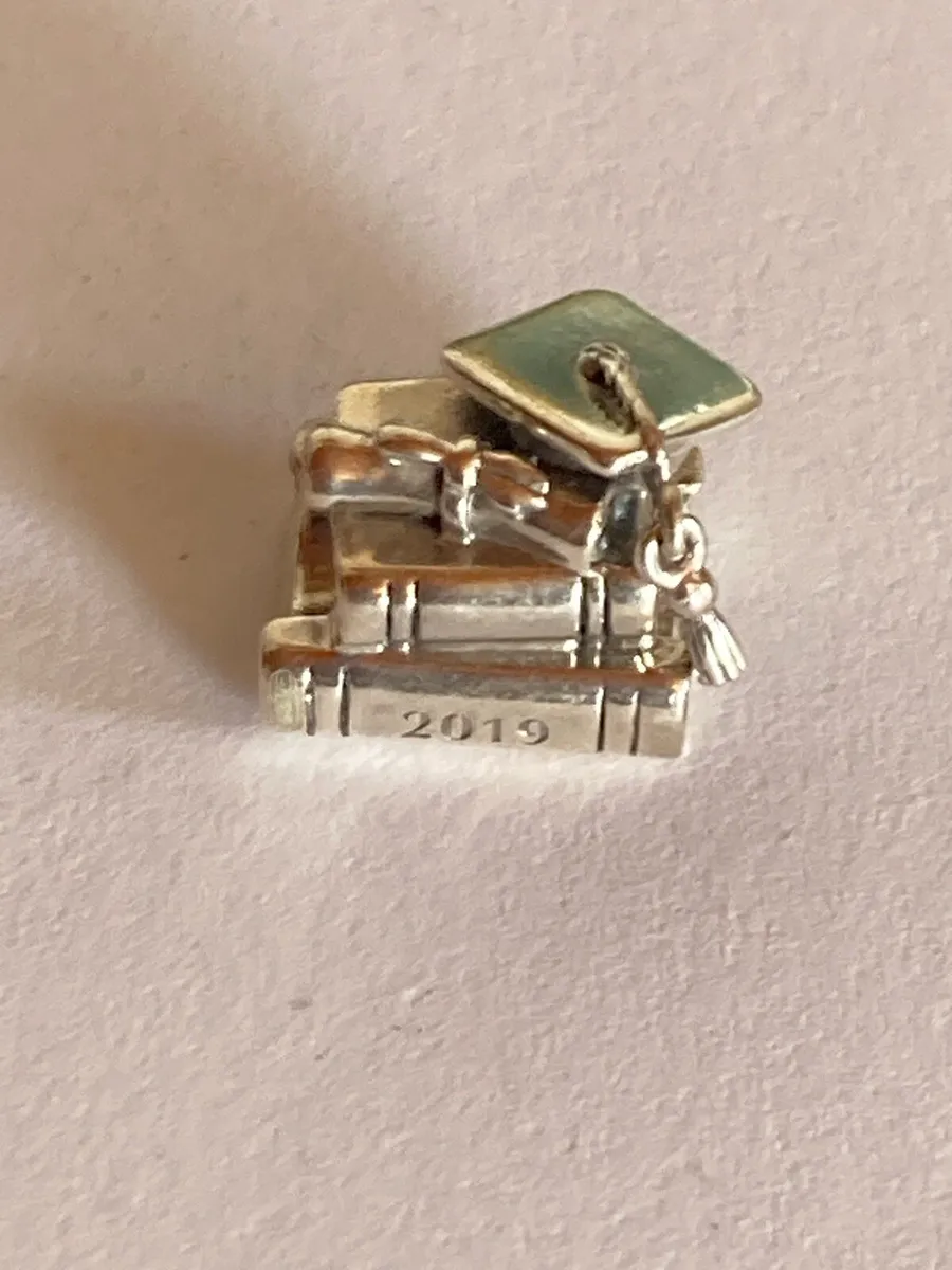 Sterling Silver Pandora graduation charm - Image 2