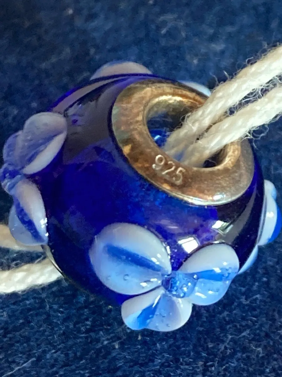 Sterling Silver Marano glass charm - Image 2
