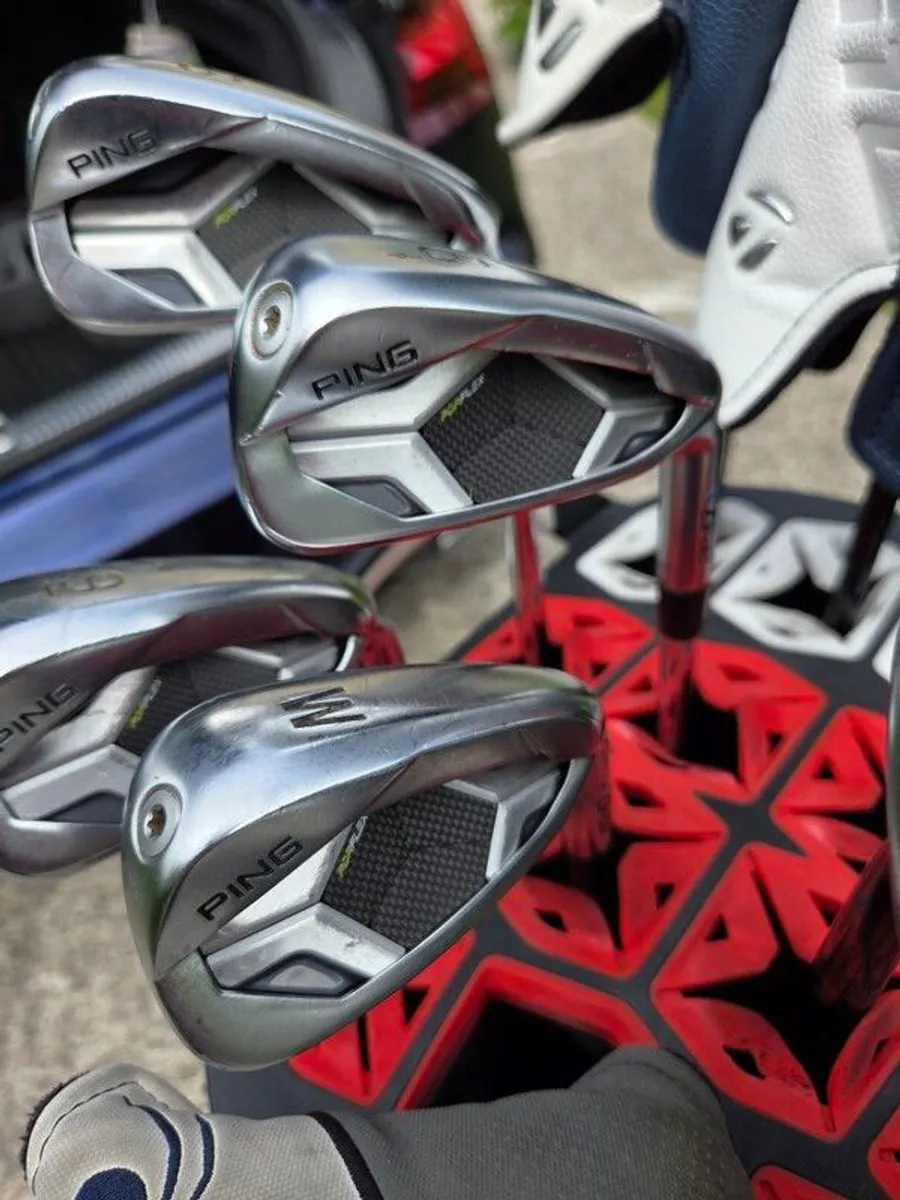 Ping G430 Irons -  Blue Dot -  AWT Stiff Shafts 5 Iron to PW (7 clubs total) - Image 3